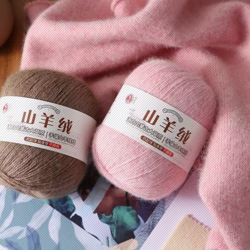 批发羊绒线手工编织毛衣围巾手套