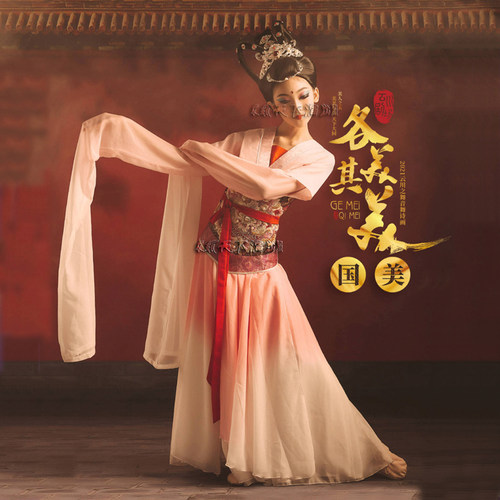 古典舞水袖舞蹈服汉唐舞演出服