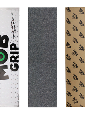 MOB进口滑板砂纸黑色透明气孔细砂粘脚Griptape双翘长板 防滑磨砂