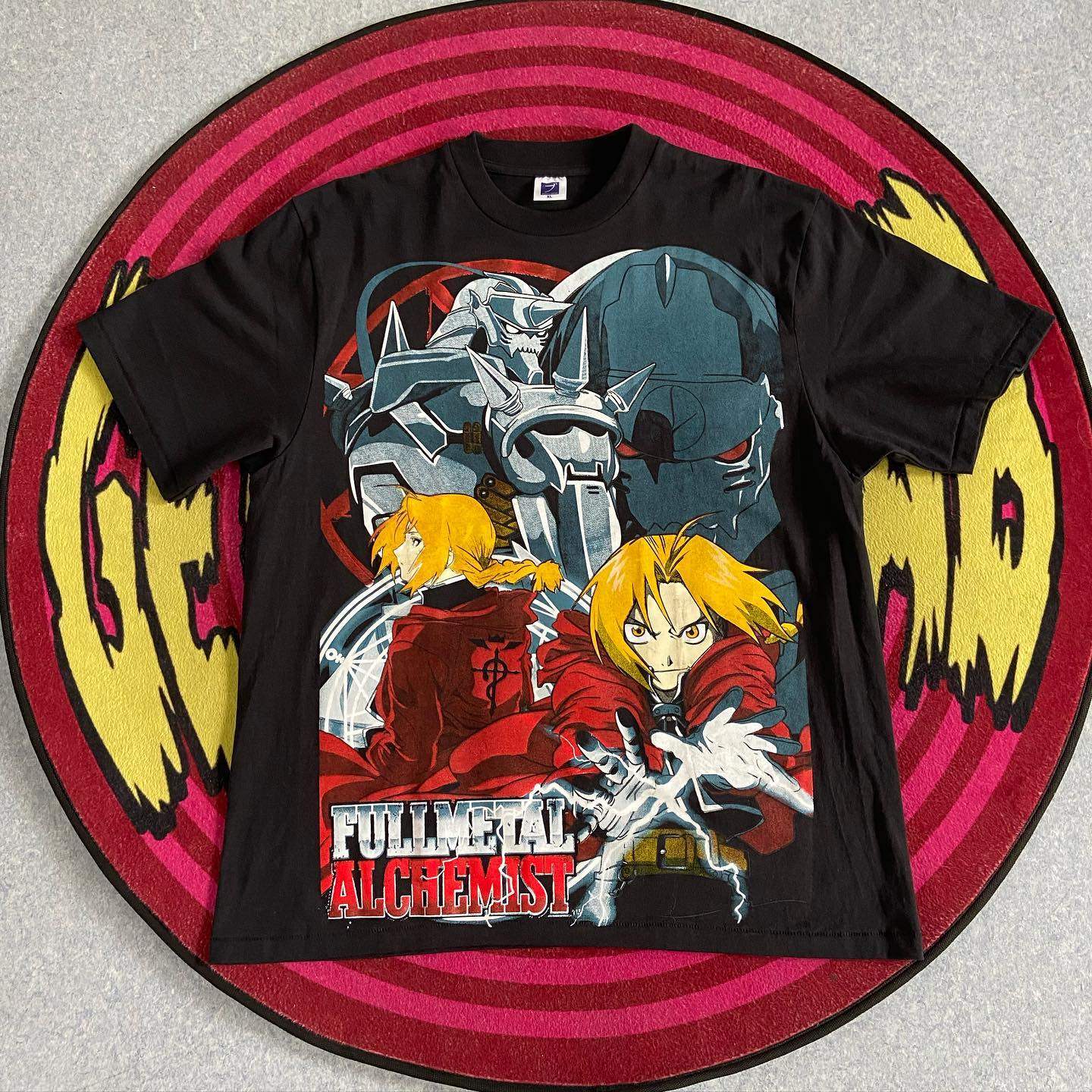 孤独星球动漫 fullmetal alchemist vintag日系动漫潮牌短袖t恤