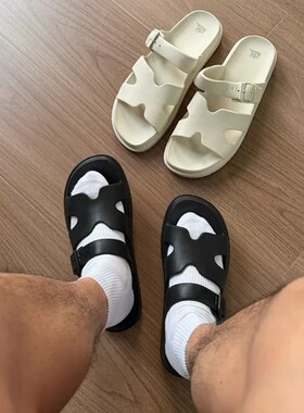 更伟大的“勃肯拖”狠货系列 H型搭扣 EVA厚底 博肯凉拖鞋 男女款
