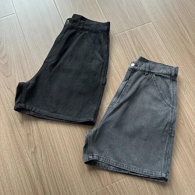 日单 外贸男装夏季CIAOPANIC vintage 复古水洗 牛仔短裤 男女款
