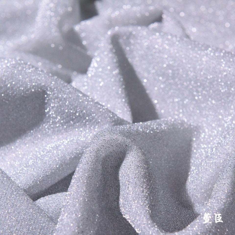 婚庆服装布料闪光金银丝线