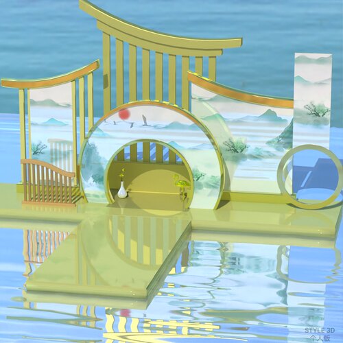 Clo3D/Style3D场景合集素材支持定制动画视频走秀