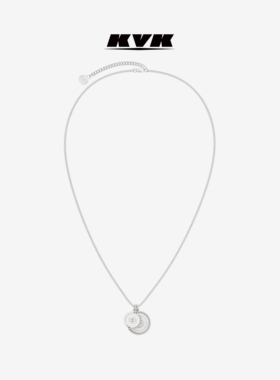 KVK经典回溯系列双叠银币项链
