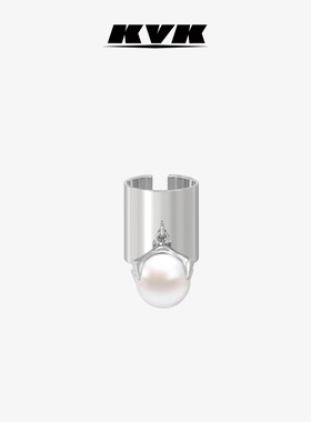 KVK Throwback:Arachné  经典回溯系列标志珍珠吊坠宽戒