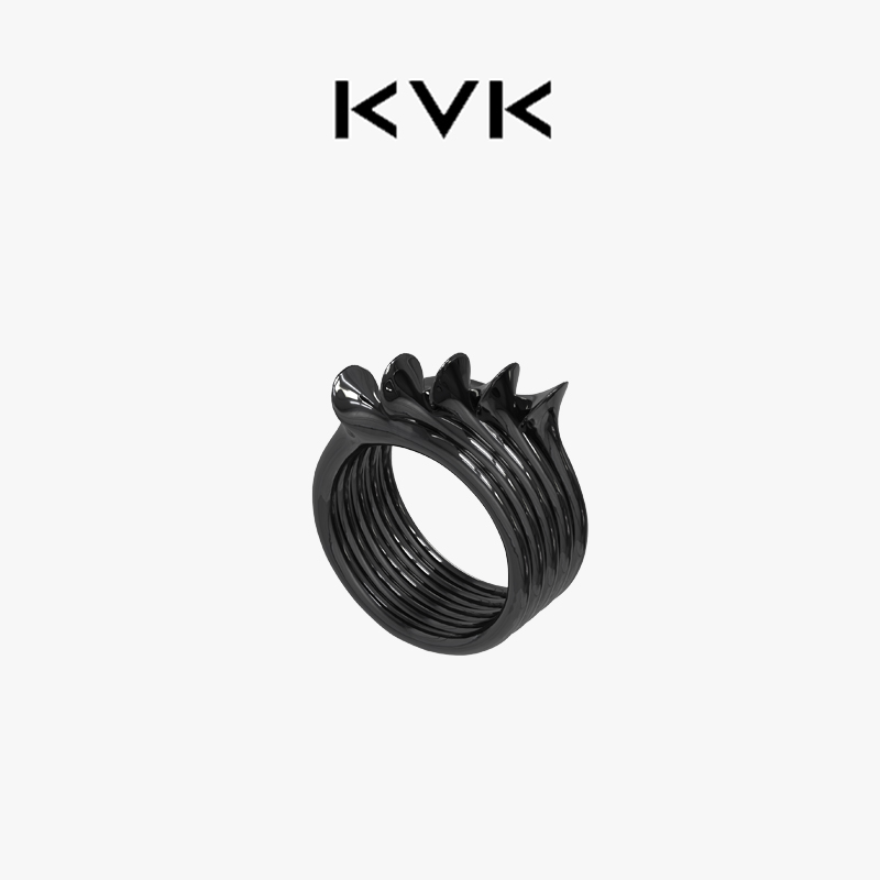 KVK毒液系列原创设计钳脚戒指