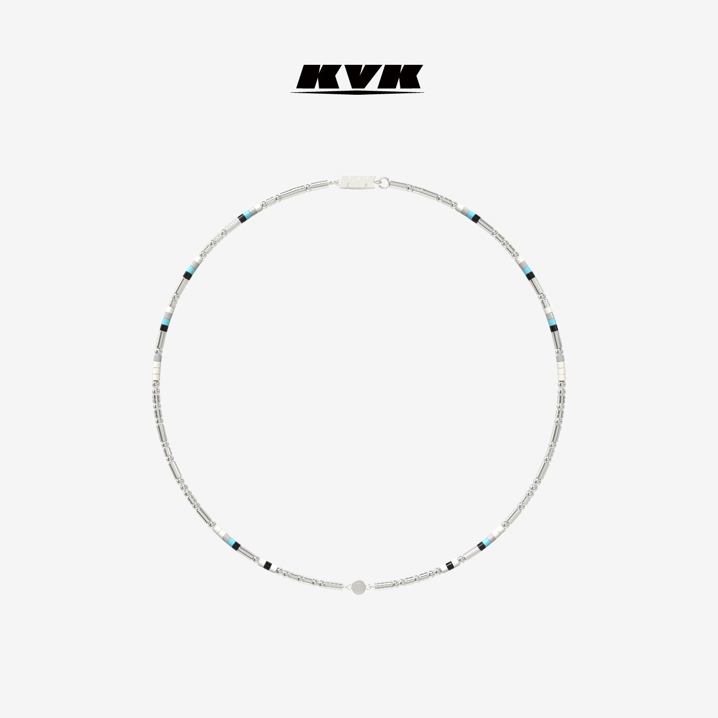 kvkhunting宝石项链情侣925银