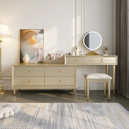 逸涵梳妆台轻奢斗柜一体化妆桌