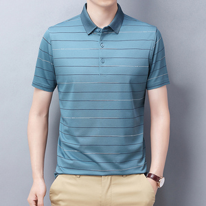 2021年新款男土Polo衫短袖T恤夏装中青年休闲,男装Polo衫,电商D223-1