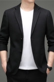 2023春款男士上衣中青年流行修身潮流西服P165，男装西服，电商D223-1
