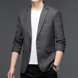 2023春款男士上衣中青年流行修身潮流西服P105，男装西服，电商D223-1
