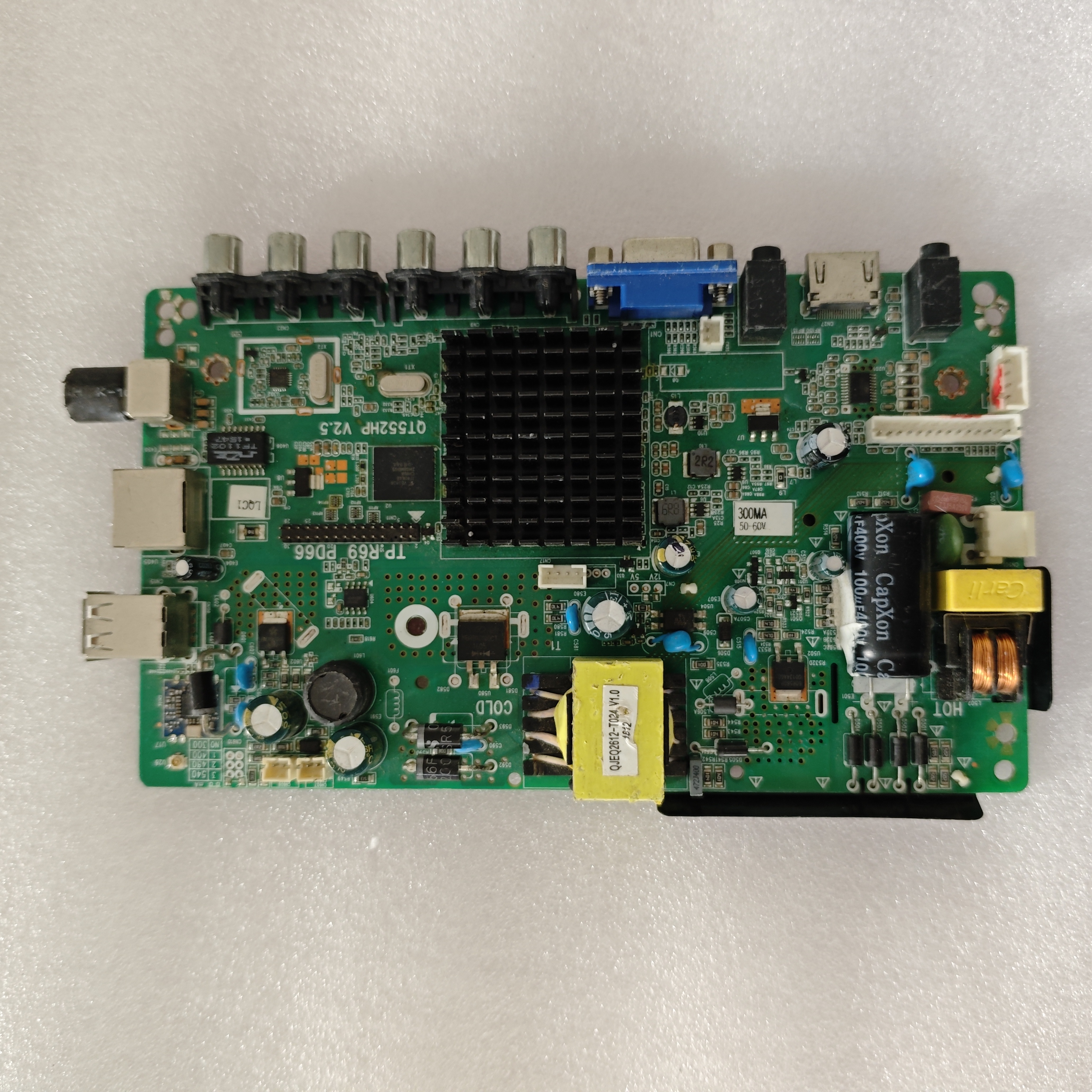 TP.R69 PD66 QT552HP V2.5液晶电视通用三合一网络万能主板