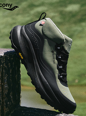 Saucony索康尼防滑XODUS男女HIKE户外GTX防水高帮越野登山徒步鞋