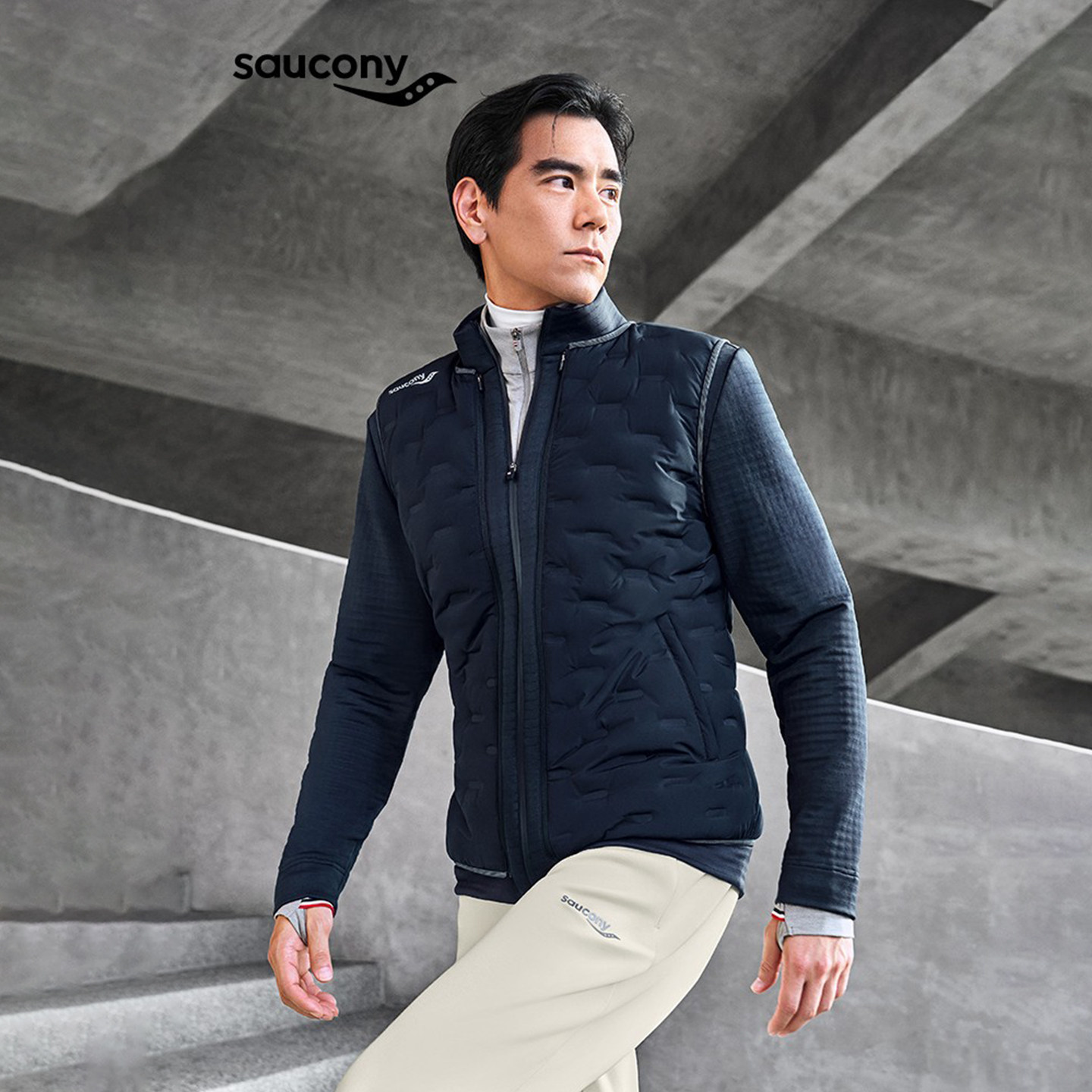 彭于晏同款索康尼Saucony男女运动户外休闲简约保暖三合一外套,运动服/休闲服装,运动茄克/外套,淘宝优惠券,粉丝福利购,淘宝优惠卷