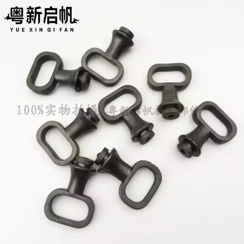 摩托车CBT CM EN GS GN125前沙板仪表线黑胶扣 咪表线固定胶圈粒