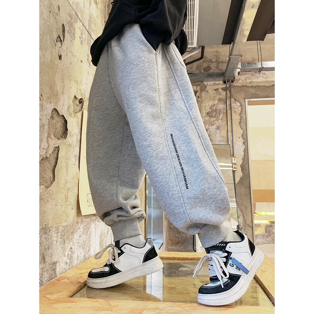 品牌断码童装男童裤子新款秋冬装儿童个性休闲卫裤长裤春秋新款休