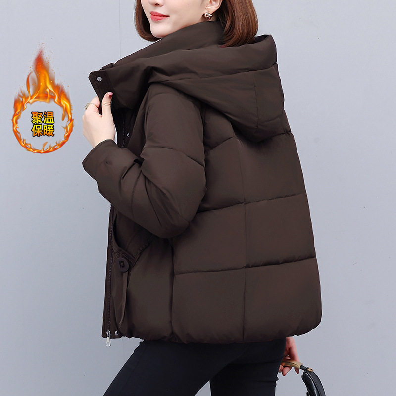 撤柜中年妈妈休闲棉衣女士冬季新款时尚洋气保暖大码棉袄加厚外套