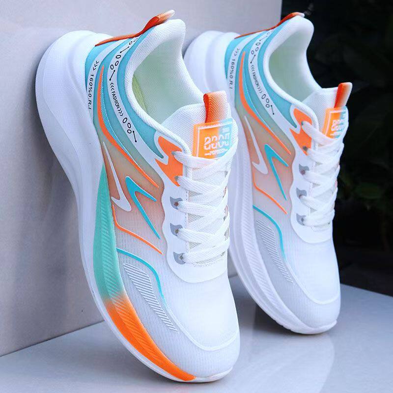 撤柜运动鞋男轻便跑步鞋软底超轻减震男鞋网面透气防臭男士百搭休