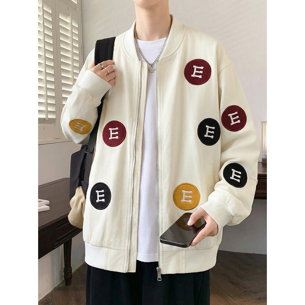 撤柜春秋季新款青少年潮牌牛仔外套男孩初高中学生夹克上衣服大童