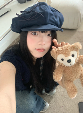 贝雷帽逛街休闲女四季