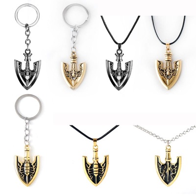 动漫JOJO的奇妙冒险石之海替身之箭虫箭项链金色箭头挂件钥匙扣