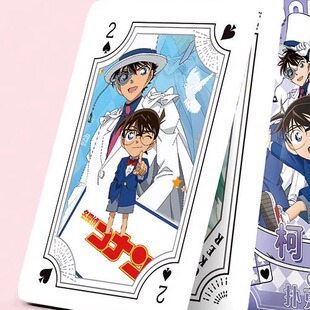 动漫人物柯南精美写真扑克牌生日礼物休闲聚会娱乐高颜值精致卡牌