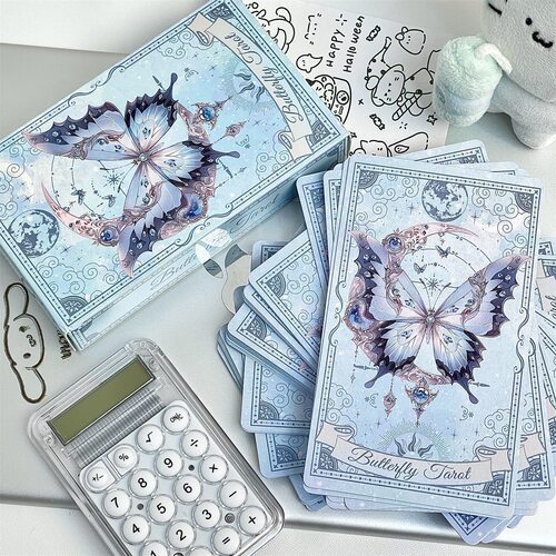 Tarot韦斯特经典高颜值星月兰蝶全套78张塔卓罗创意初学者塔牌