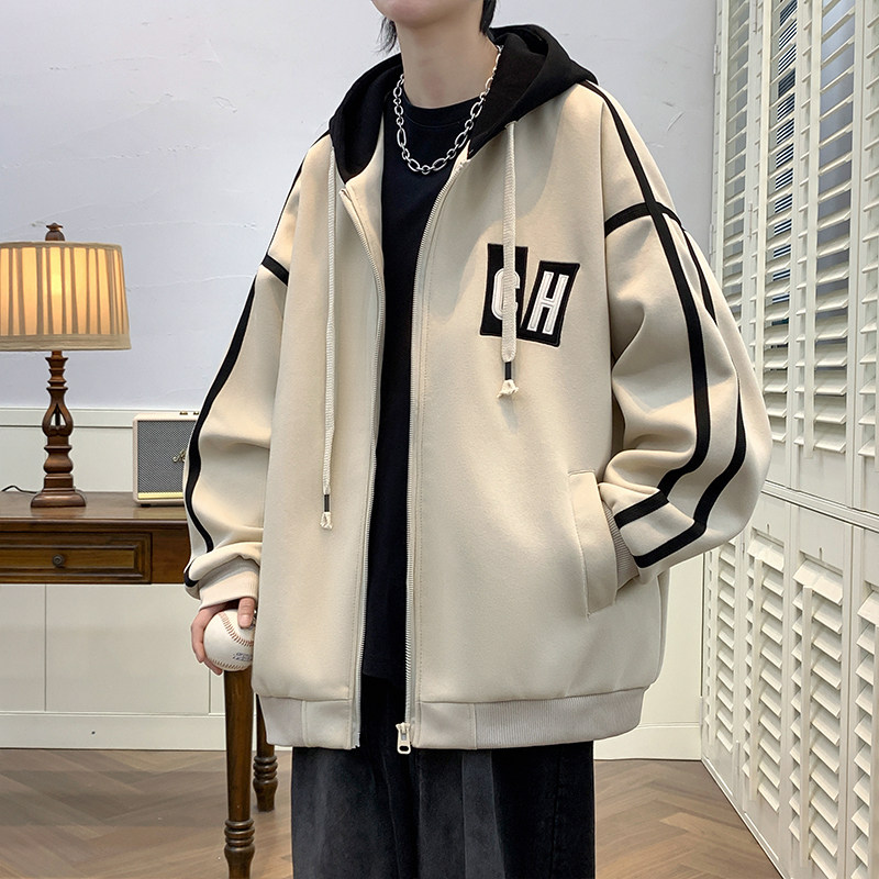 2025新款秋冬季青少年加绒加厚外套男高中初中学生夹克大童棒球服,男装,夹克,淘宝优惠券,粉丝福利购,淘宝优惠卷