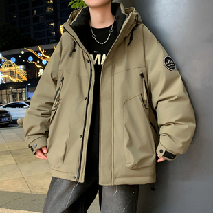 青少年羽绒服2025新款冬季男款初中高中学生大童冬装加厚保暖外套