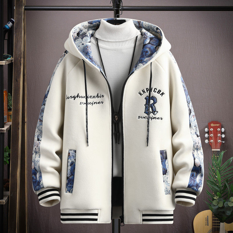 青少年加绒外套男秋冬季2025新款初中高中学生棒球服夹克大童冬装,男装,夹克,淘宝优惠券,粉丝福利购,淘宝优惠卷