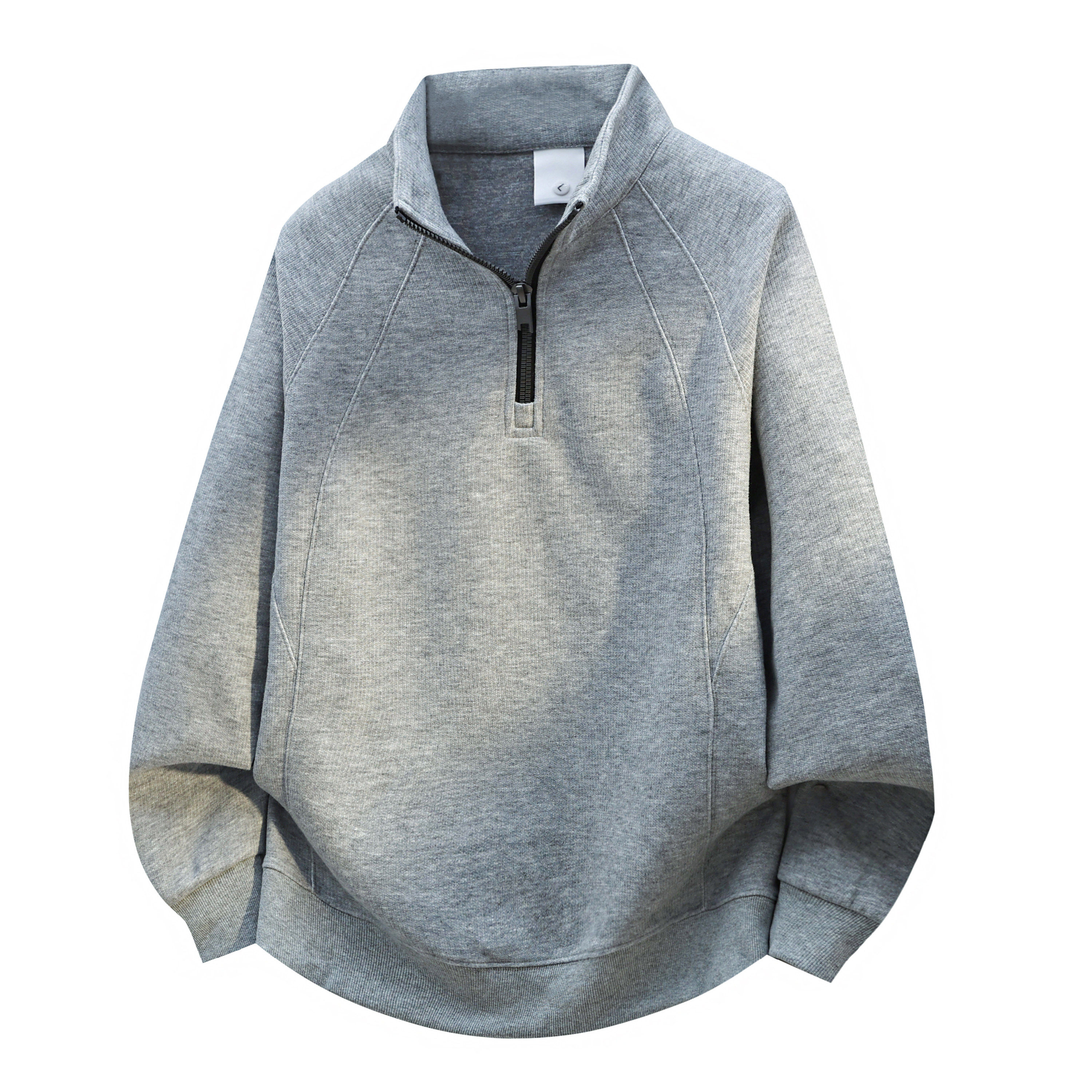 春秋季2026新款半拉链立领卫衣男初中高中学生青少年大童春装上衣,男装,卫衣,淘宝优惠券,粉丝福利购,淘宝优惠卷