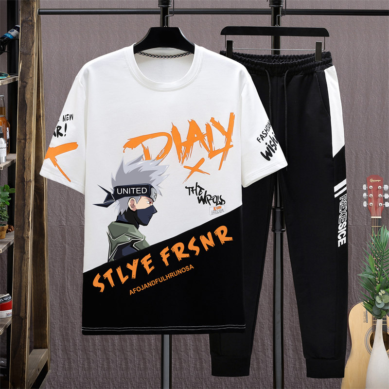 13青少年运动套装12-15岁初高中学生男孩短袖t恤16大童夏装衣服14