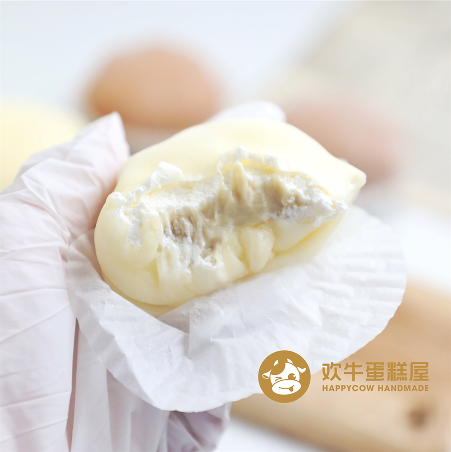 【榴莲雪胖子】经典雪媚娘新鲜水果动物奶油甜品糕点下午茶欢牛