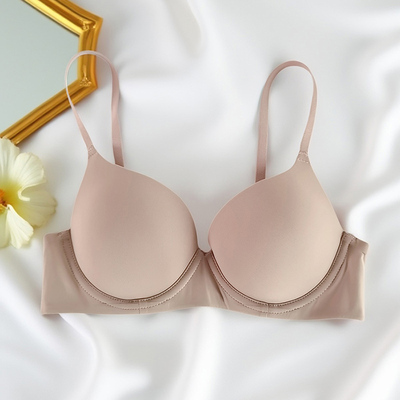大胸显小胸无痕软钢圈薄款文胸