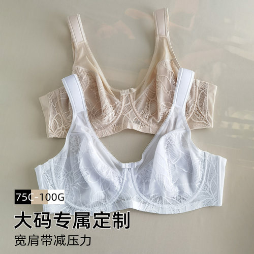 夜蓝猫超薄杯欧美外贸全杯罩文胸