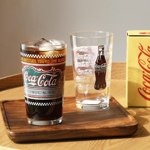 日本进口aderia可口可乐玻璃杯
