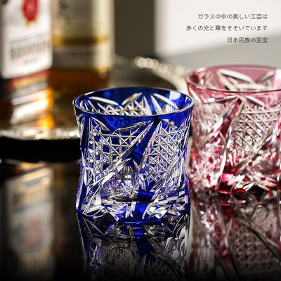 日本进口东洋佐佐木水晶玻璃杯