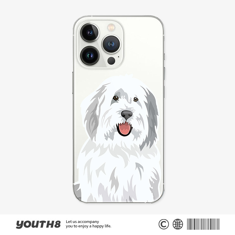 古牧犬苹果透明手机壳全系列