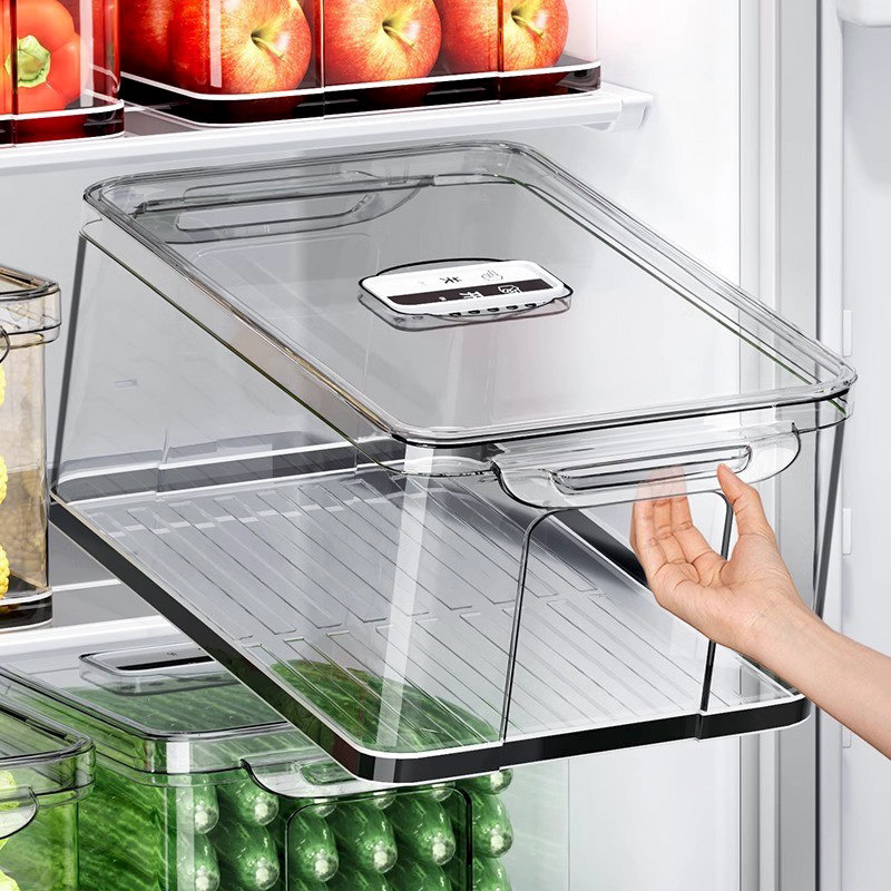 冰箱收纳盒保鲜盒食品级食品收纳整理神器冷冻储物盒整理盒抽屉,收纳整理,食物收纳盒,淘宝优惠券,粉丝福利购,淘宝优惠卷