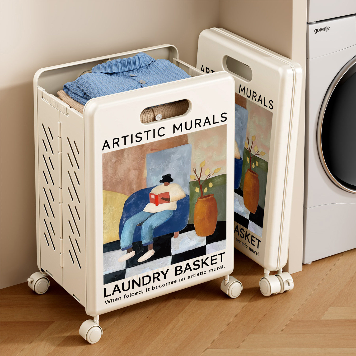 脏衣篓家用可折叠高颜值脏衣服收纳筐脏衣篮卫生间放衣服神器衣,收纳整理,脏衣篮,淘宝优惠券,粉丝福利购,淘宝优惠卷