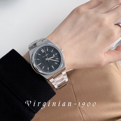 简约防水夜光日历男士手表