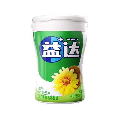 益达口香糖木糖醇草本精华56g*4瓶约40粒组合装大瓶装