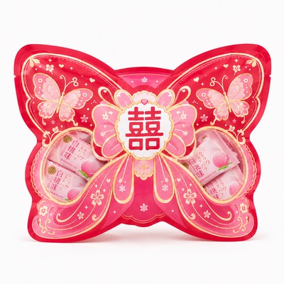 徐福记白桃味棉花糖喜糖结婚伴手礼婚庆喜宴喜事独立包装官方正品