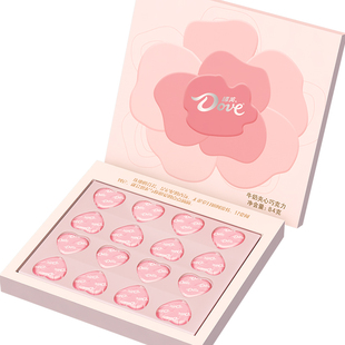 德芙心语礼盒16粒玫瑰卡七夕送女友实用礼物糖果休闲零食礼品