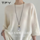 韩系ins简约长款 不规则项链女高级感轻奢小众毛衣链轻奢日常百搭