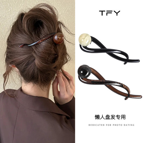 tfy复古宫廷风抓夹气质扭扭夹