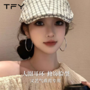 素圈大圈耳环女2025新款 高级感银色圈圈大耳圈圆圈夸张方圆脸 爆款