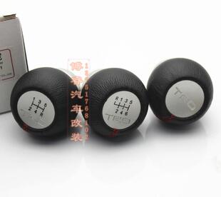 丰田TRD排挡头 花冠卡罗拉威驰专用TRD真皮金属档把头手动排挡头