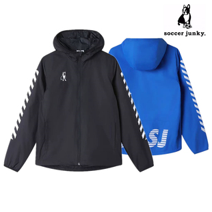 soccer junky足球狗休闲运动连帽成人风雨衣外套夹克SJ24569